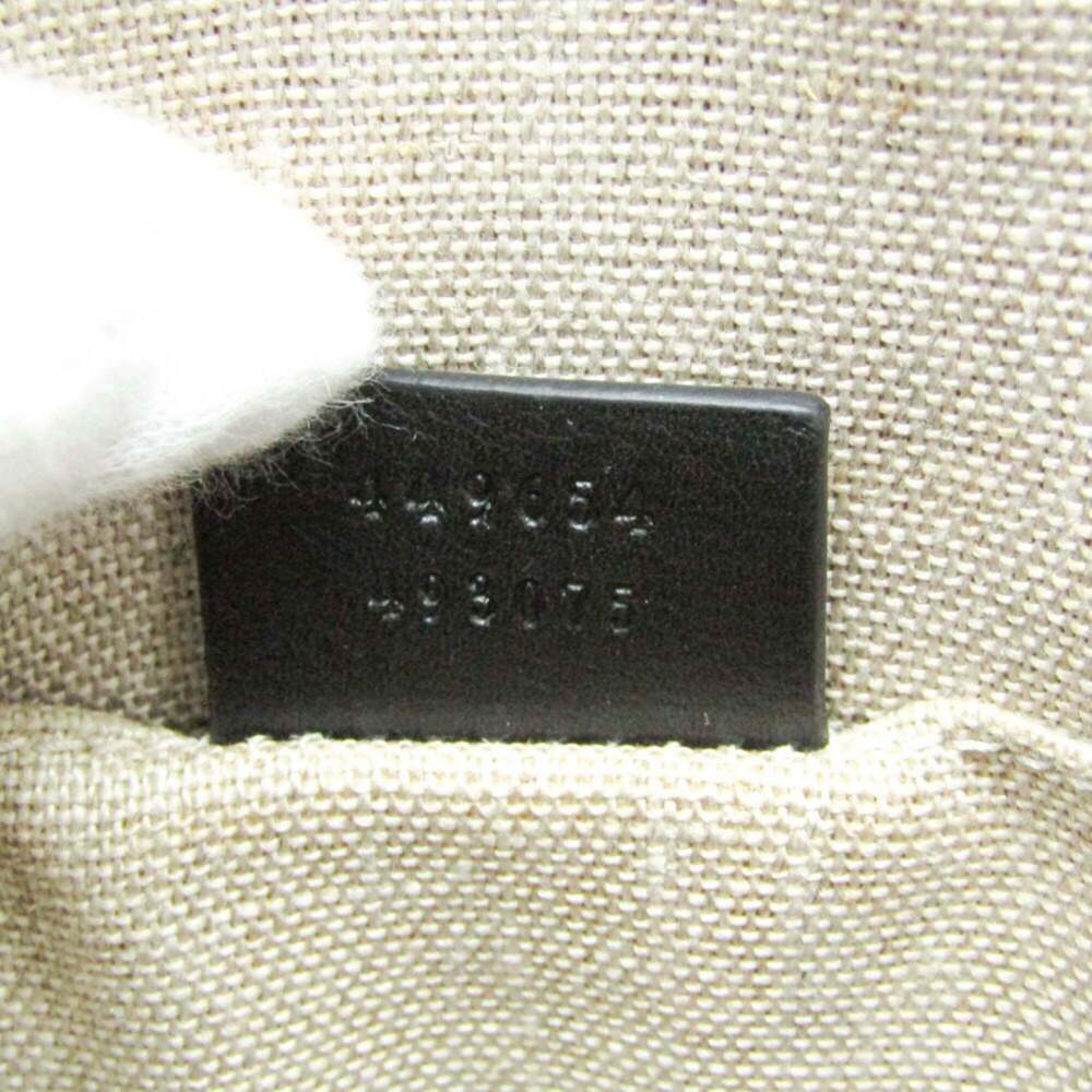 GUCCI Authentic Black Leather Shoulder Bag - Picture 15 of 16